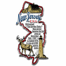 New Jersey Information State Magnet by Classic Magnets, 2