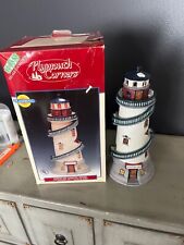 1995 LEMAX VILLAGE COLLECTION PLYMOUTH CORNERS HAVERFORD FLASHING LIGHTHOUSE   picture