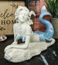 Ebros Ocean Goddess Celeste Blue Tailed Mermaid Statue 8