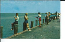 AY-084 - Fishing is Good Here, 1950's-1960's Advertising Sales Sample Postcard picture