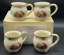 Lenox Fine China 2003 Winnie the Pooh Hundred Acre Friendship Mugs Set 4 NEW picture