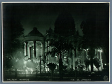 Lopes. Brazil, Rio de Janeiro, Palacio Monroe Vintage Print.  Silver print  picture