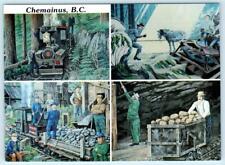 CHEMAINUS, British Columbia B.C. ~ Artist's MURALS Mining Train 4.5