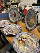 Nantucket Collector Plates 5 Plates Available Great Sea Boat Design picture