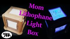 Mom Lithophane Light Box- Multi Colored Led Light- Bear Branch Studio picture