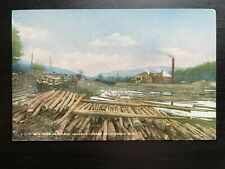 Vintage Postcard 1907-1915 Mill Pond and Plant Johnson Lumber Co Johnson NH picture