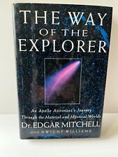 EDGAR MITCHELL SIGNED The Way of the Explorer, Apollo 14, 1st ed/1st print. Moon picture