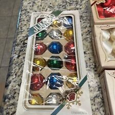 Lot Of 7 Pyramid Christmas Ornaments picture