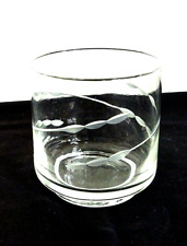 VINTAGE  LIBBY ETCHED DRINKING GLASS picture