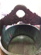 Vintage Green Chinese Well Bucket picture