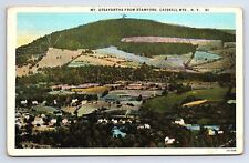 Postcard Mt. Utsayantha From Stamford Catskill Mountains New York picture