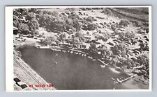 Palmetto FL-Florida, Aerial Jet Trailer Park, Antique, Vintage Souvenir Postcard picture