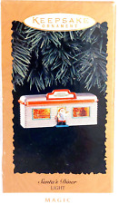 NIB 1995 Hallmark SANTA's DINER Light Magic Keepsake Ornament picture