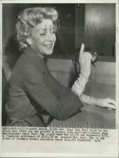 1959 Press Photo Joan Karl, granted divorce from Harry Karl, shoe manufacturer picture
