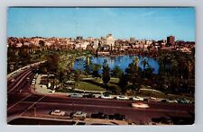 Los Angeles CA-California, MacArthur Park, Antique, Vintage c1959 Postcard picture