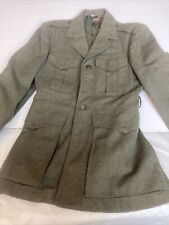 Vintage Men's 100% Wool 4-Button Military Coat FIELD SHIRT COMBO picture