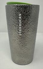 NWT Starbucks 2023 Holiday Metallic Foil Textured Ceramic Mug Tumbler picture