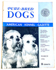 AKC DOGS 1956 American Kennel Gazette Vintage Collectible Large Dog Magazine  picture
