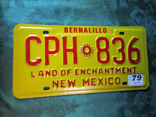 Nice 1979 New Mexico License Plate CPH-836 picture