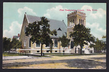 Kansas-KS-Iola-First Presbyterian Church-Allen County-Antique Postcard picture