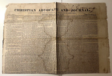 Antique September 11, 1835 Christian Advocate & Journal Newspaper ~ New York picture