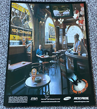 Rare 1998 Magazine Advert Picture MECH Commander Game FASA Ad 90's Microprose picture
