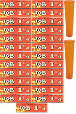25x Job Rolling Papers 1 1/4 Orange Red w/2 tubes Authentic *Best Price*USA SHPD picture