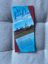 Vintage 1960s Palm Desert CA Golf Capita Brochure Chamber Palm Springs Adjacent picture