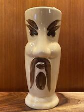 Vintage Fu Manchu Tiki Mug Cup Glass China DW118 Orchids of Hawaii picture