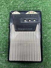 Vintage Candle Transistor Radio Black Made in Japan picture