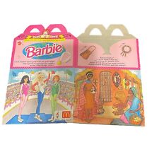 McDonalds New Unused Mattel Barbie 1996 Olympics Happy Meal Box  picture