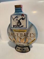 Jim Beam 100th Anniversary Professional Baseball Empty Bottle Decanter  1969.  picture