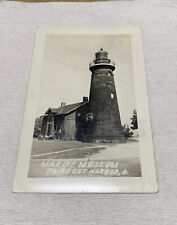 1930’s-40’s Fairport Harbor Ohio Marine Museum RPPC postcard Unused  picture