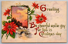 Christmas Greeting Antique Postcard Early 1900s picture
