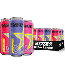 Rockstar Recovery 3 Flavor Variety Pack Energy Drink, 16 oz, 12 Pack Cans,NEW picture