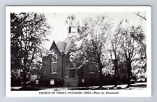 Paulding OH-Ohio, Church Of Christ, Religion, Antique, Vintage Postcard picture