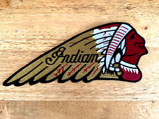 INDIAN MOTORCYCLE PATCH.....LARGE BACK PATCH.....EXCELLENT QUALITY picture