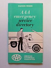 Vintage 1968 AAA Emergency Service Directory Eastern Region Book  picture