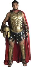 300 Movie Greek Roman Spartan Warrior Costume Complete Set Muscle Armor Helmet A picture