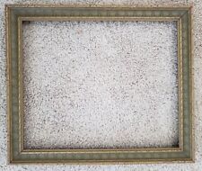 Vintage Antique Green and Gold 9 x 11 Wood Picture Frame picture