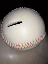  Softball Baseball Sports Coin Bank Savings Large Beige Color Ball Collector  picture