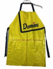 Domino Sugar  Vinyl Apron With Woven Straps. Vintage Advertising picture