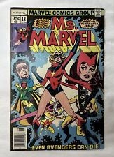 Ms Marvel 18 Comic Book Marvel Comics Avengers First Full Mystique 1978 picture