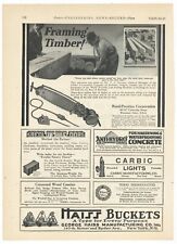 1927 Reed Prentice Ad: Inland Construction Co. Portland, Oregon - Wolf Saw picture
