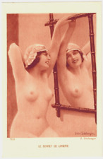 Risqué Postcard French Model, Color--Jules Seeberger Le Bonnet De Lingerie picture