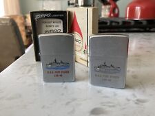 USS Fort Fisher Plank Owner Zippo picture