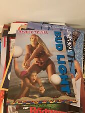 Vintage Poster 28”x20” Budweiser 1994 Bud Light Beach Volleyball Beer Ad Promo picture