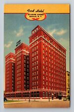 Buffalo NY-New York, Ford Hotel, Advertisement, Vintage Souvenir Postcard picture