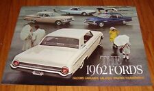 Original 1962 Ford Full Line Sales Brochure Falcon Fairlane Thunderbird Galaxie picture