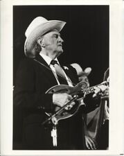 1992 Press Photo Country Western Singin Legend Bill Monroe on Stage Promo Photo picture